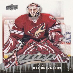 Ilya Bryzgalov - 2009/2010 Upper Deck MVP Hockey Card